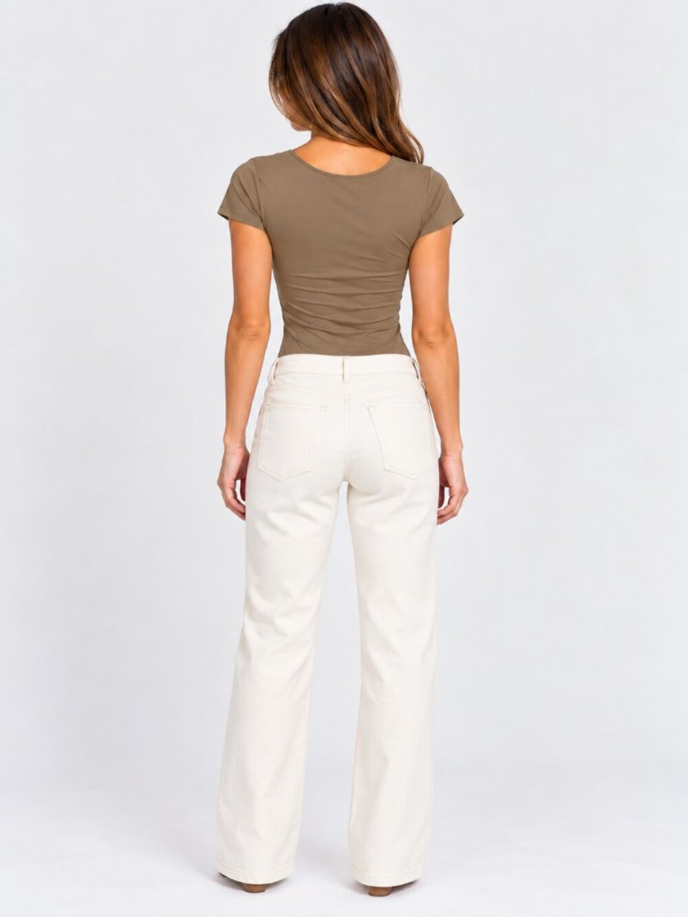 Abercrombie & Fitch Women’s Tan Bodysuit - Picture 2 of 5